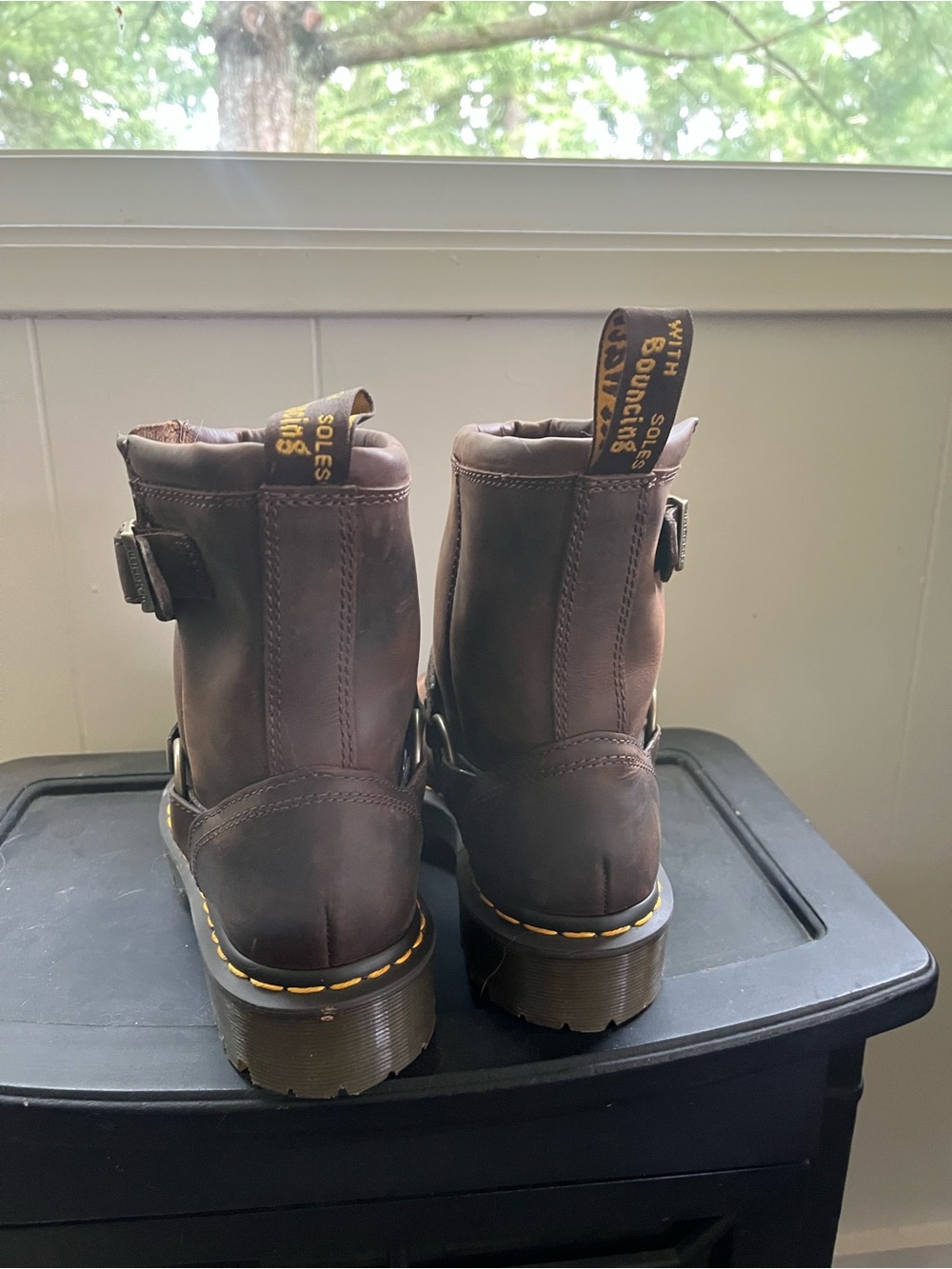Dr. Marten ANISTONE harness brown boots - Picture 2 of 11